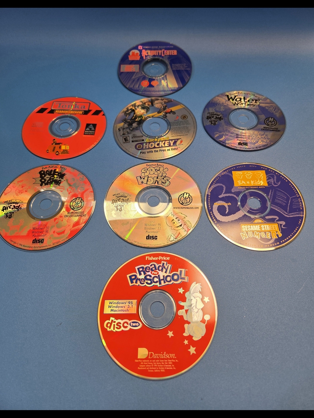Fisher-Price Ready Preschool CD + Assorted Kids Software Discs